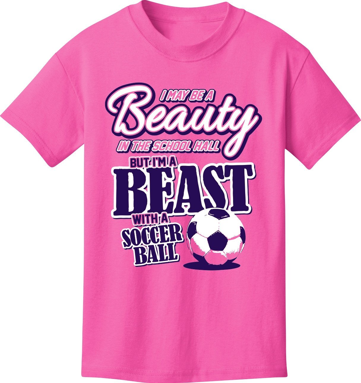 411, Beauty Beast Soccer T-Shirt