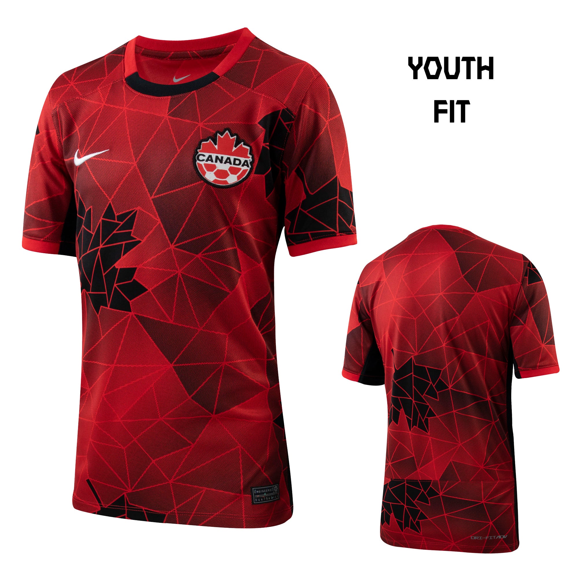 Nike, Canada Nike WNT 2023 Youth Home Replica Jersey