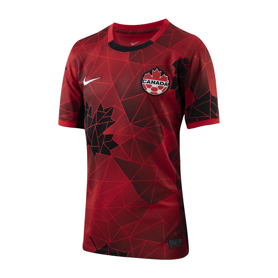 Nike, Canada Nike WNT 2023 Youth Home Replica Jersey