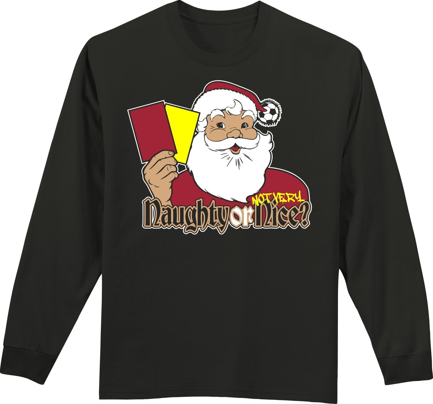 411, Christmas Cards Long Sleeve Soccer T-Shirt