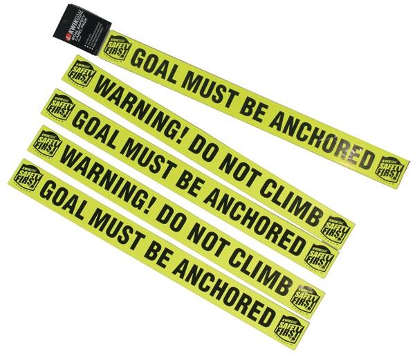 Kwikgoal, Kwikgoal Goal Safety Label Pack | 10B4201