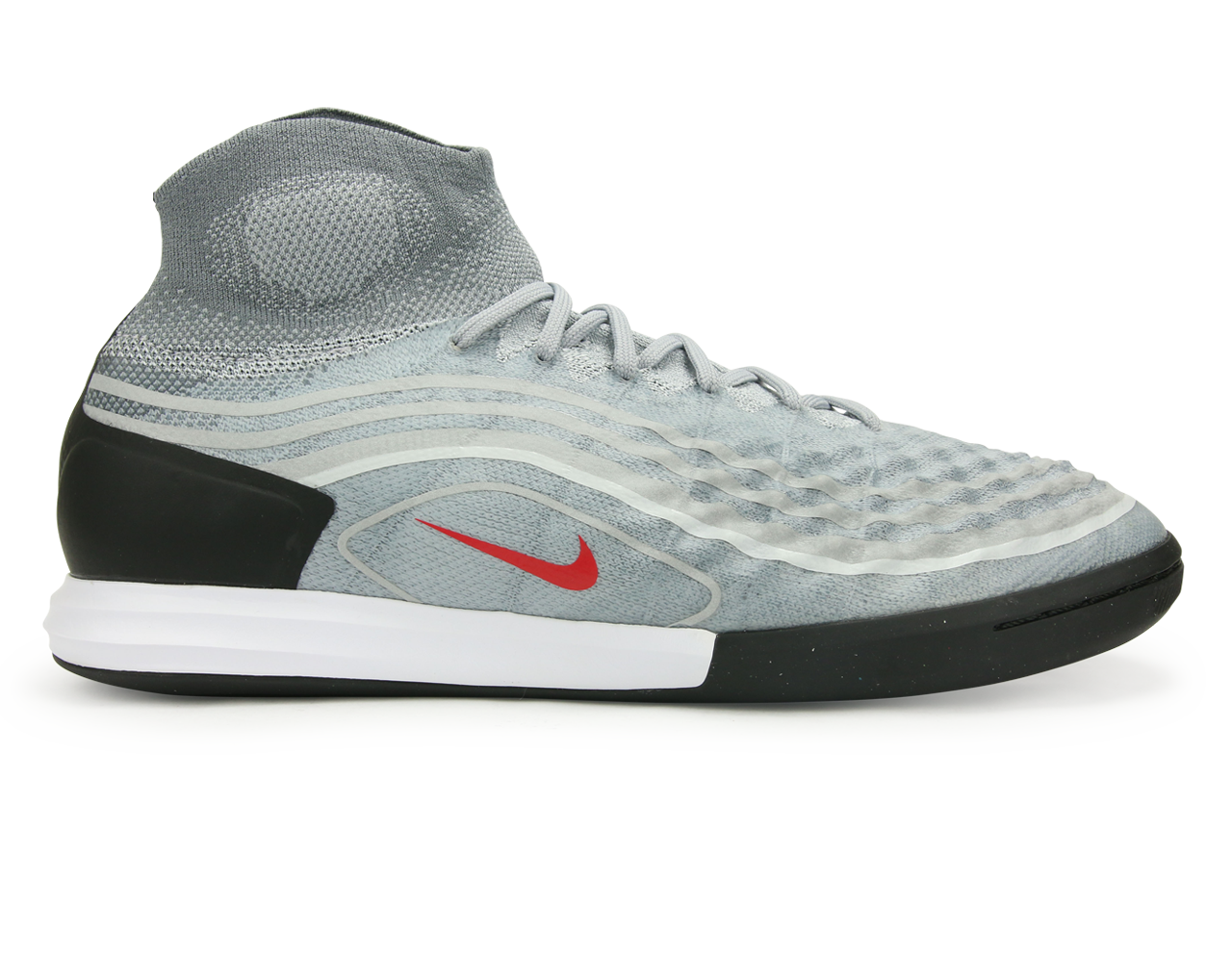 Nike, Nike Men's MagistaX Proximo II Dynamic Fit Indoor Soccer Shoes Cool Grey/Varsity Red/Black/Wolf Grey