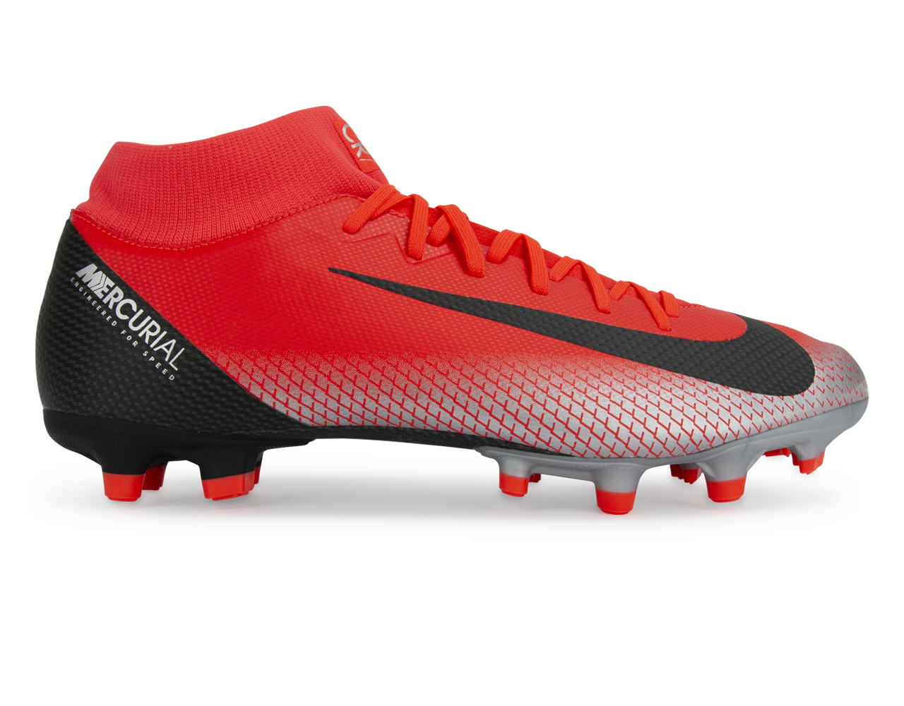 Nike, Nike Men's Mercurial CR7 Superfly 6 Academy MG Bright Crimson/Black