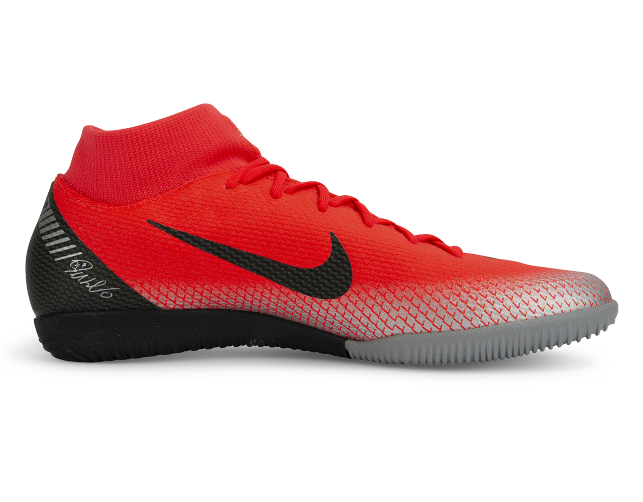 Nike, Nike Men's Mercurial CR7 SuperflyX 6 Academy Indoor Soccer Shoes Bright Crimson/Black