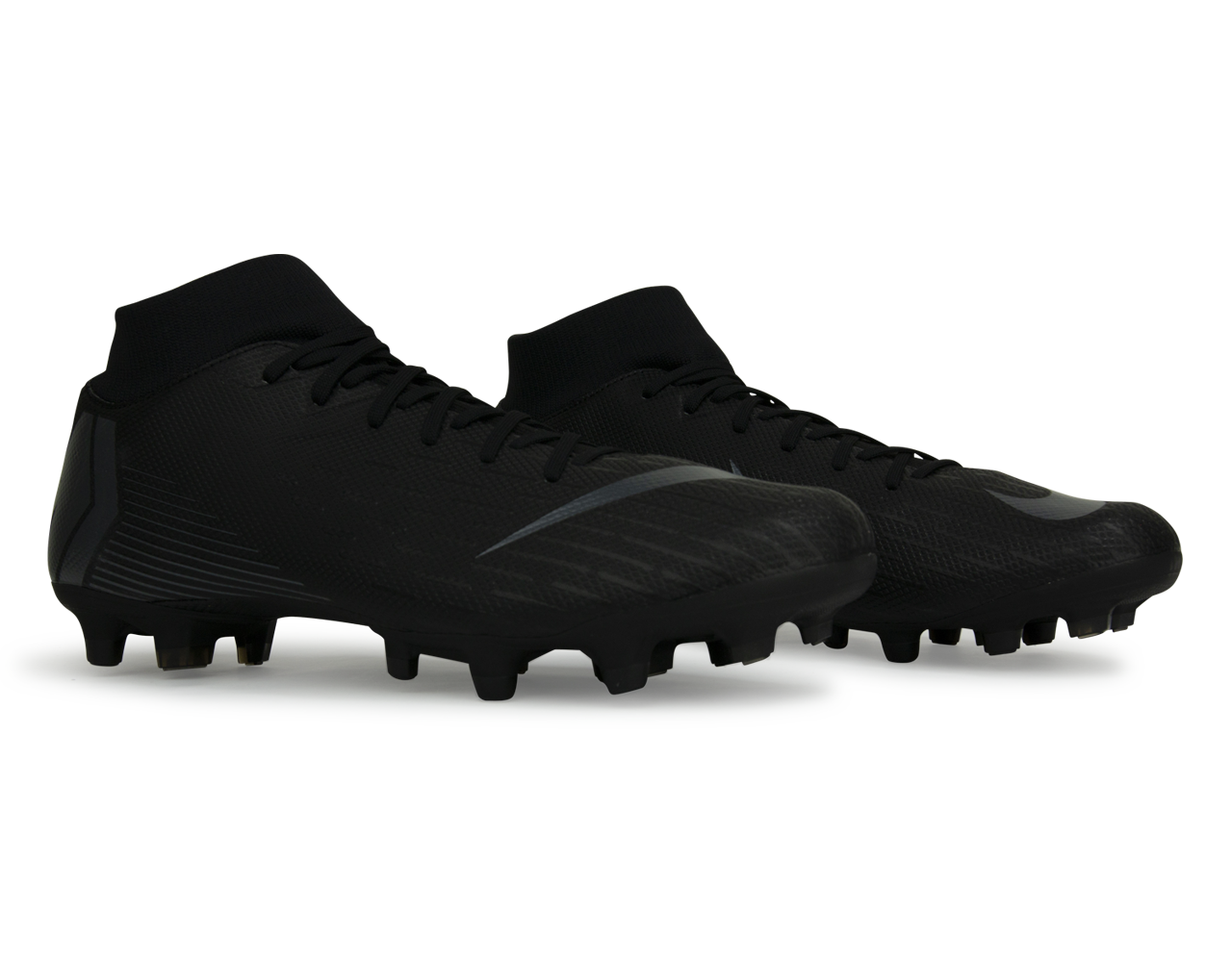 Nike, Nike Men's Mercurial Superfly 6 Academy FG/MG Black/Black