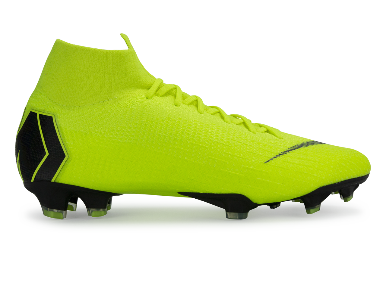 Nike, Nike Men's Mercurial Superfly 6 Elite FG Volt/Black