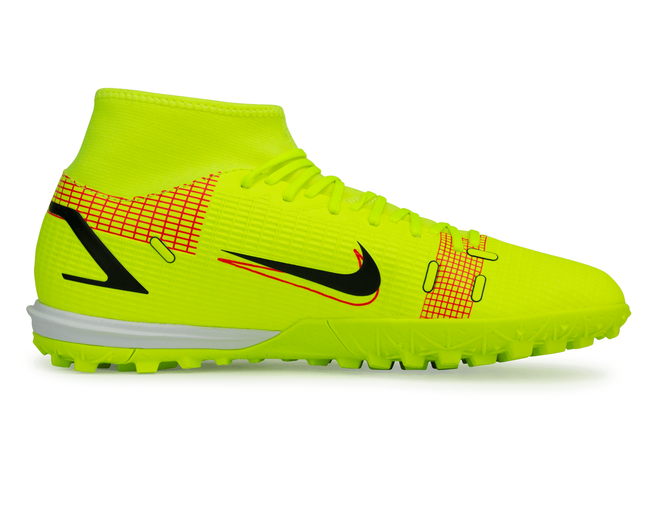 Nike, Nike Men's Mercurial Superfly 8 Academy TF Volt/Crimson