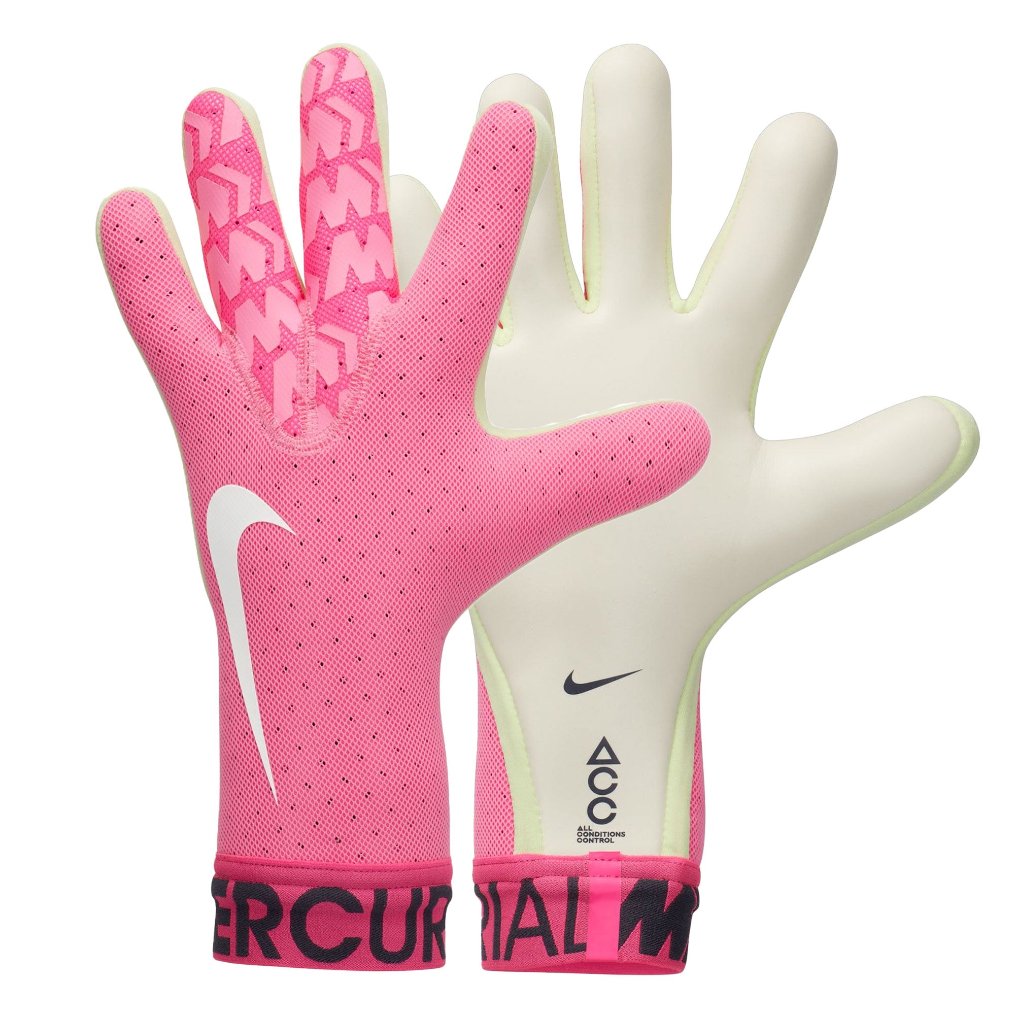 Nike, Nike Men's Mercurial Touch Elite Goalkeeper Gloves Pink/White