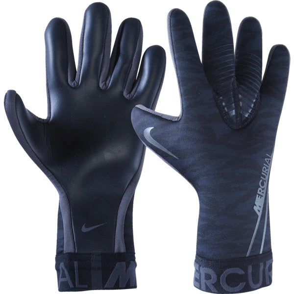 Nike, Nike Men's Mercurial Touch Victory Goalkeeper Gloves Black/Anthracite/Metallic Silver