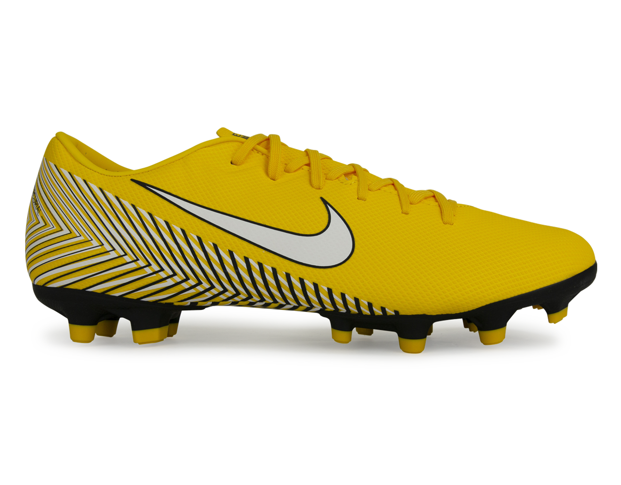 Nike, Nike Men's Mercurial Vapor 12 Academy Neymar Jr FG/MG Amarillo/White/Black