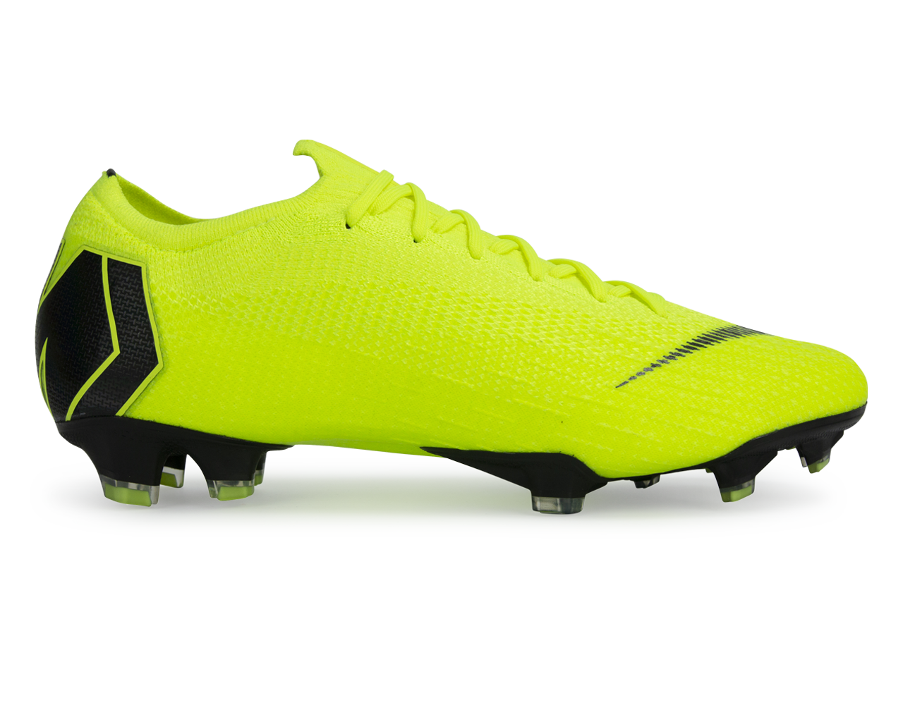 Nike, Nike Men's Mercurial Vapor 12 Elite FG  Volt/Black