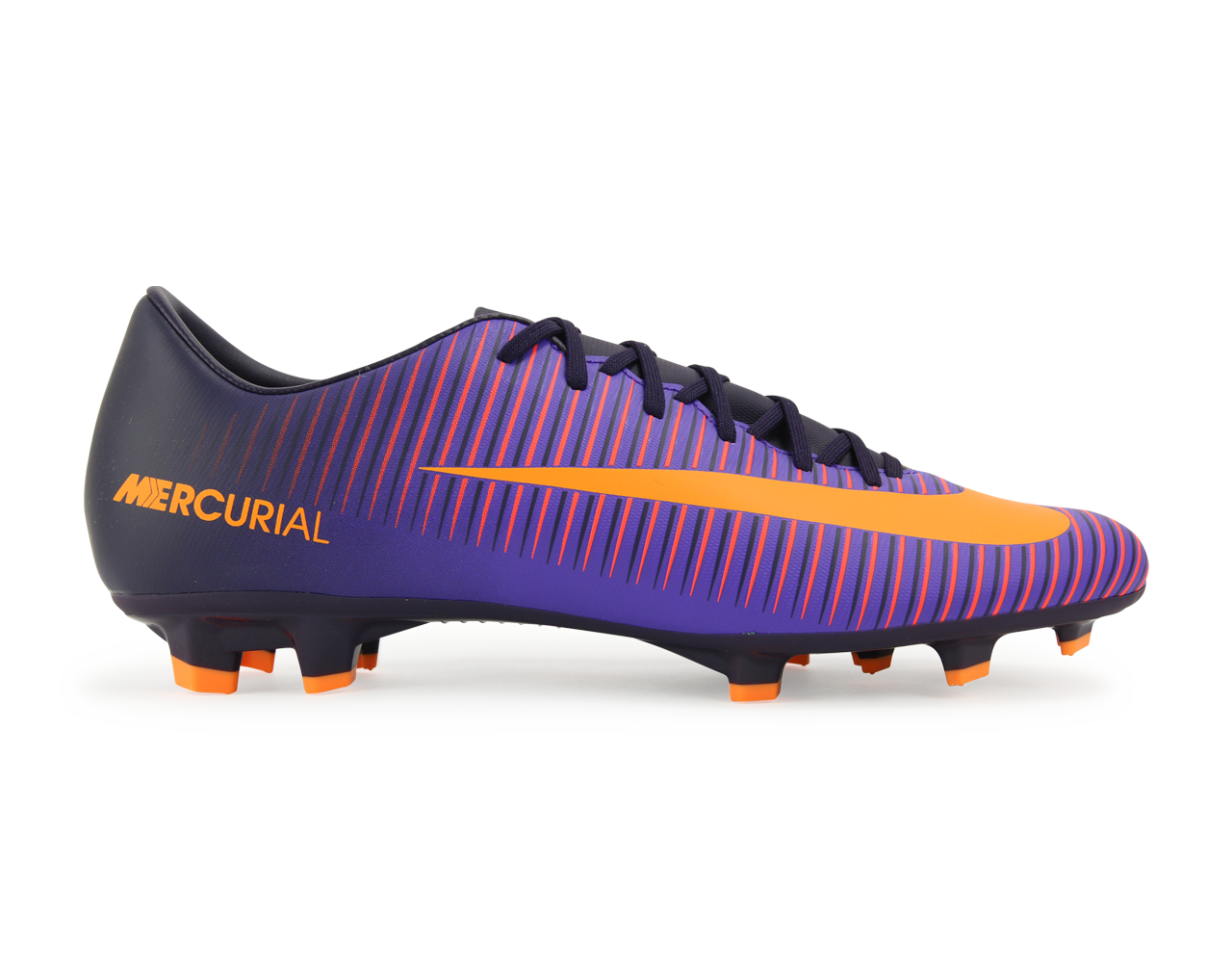 Nike, Nike Men's Mercurial Victory VI FG Purple Dynasty/Bright Citrus/Hyper Grape