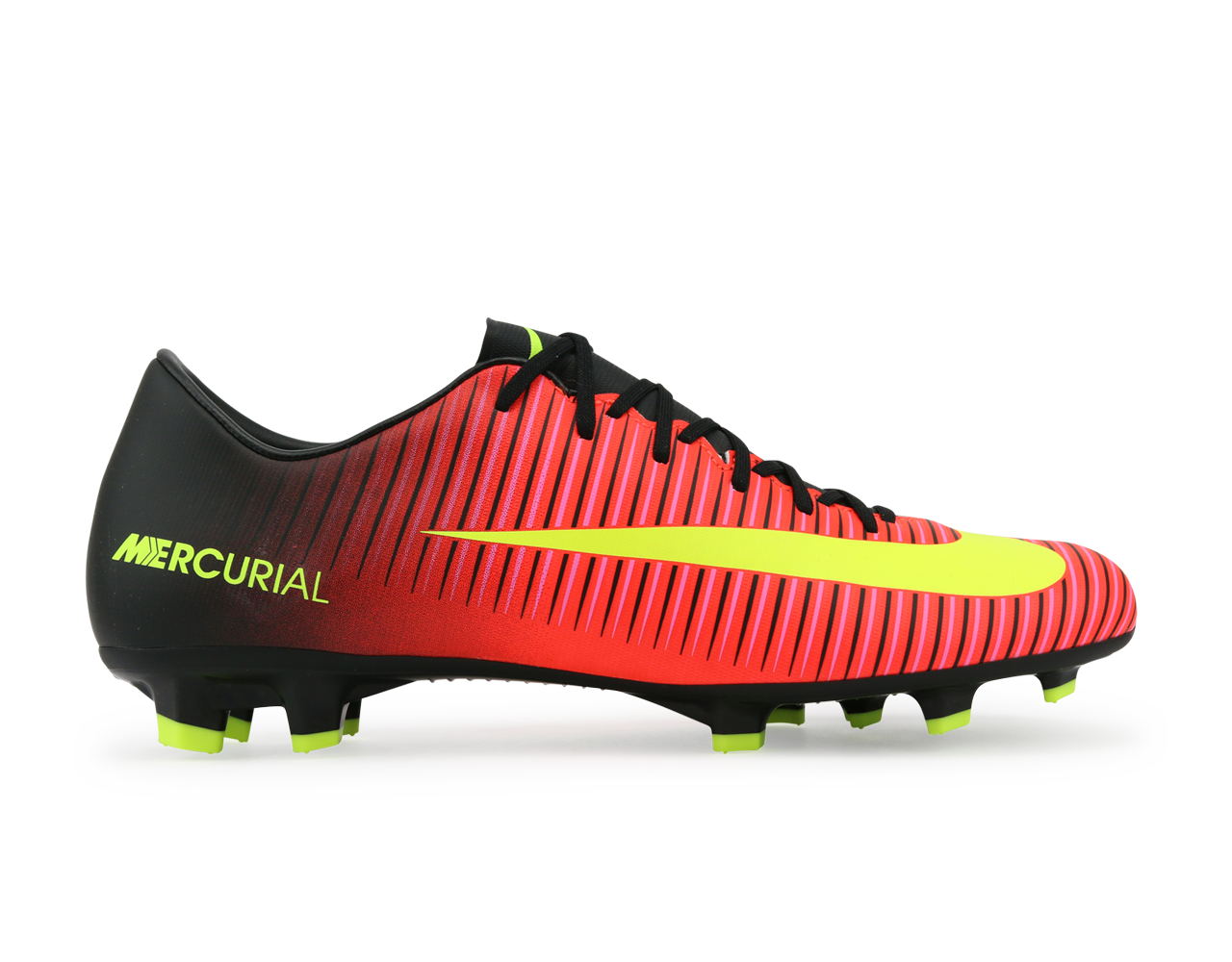 Nike, Nike Men's  Mercurial Victory VI FG Total Crimson/Volt Black/Pink Blast