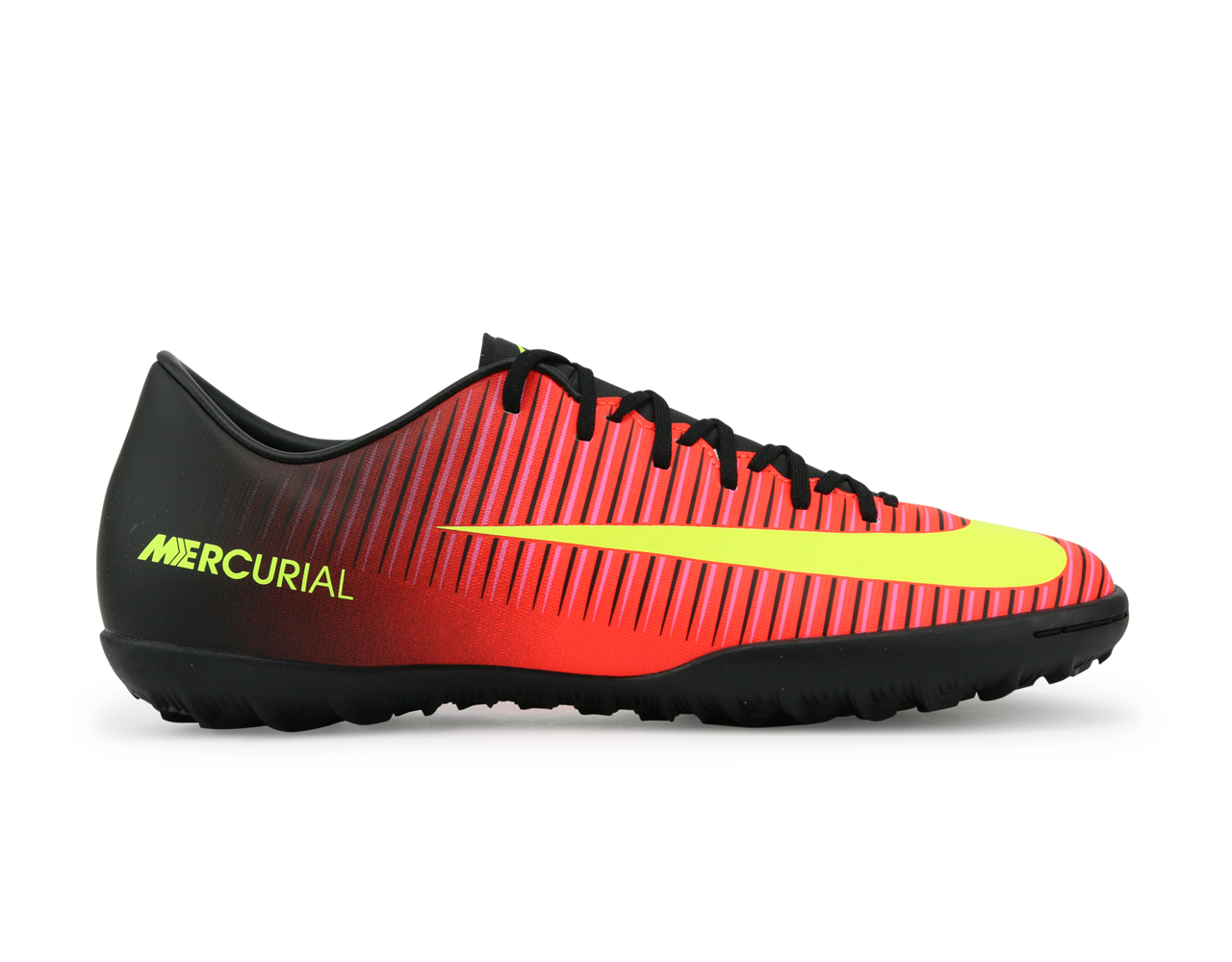 Nike, Nike Men's Mercurial Victory VI Turf Scocer Shoes Total Crimson/Volt Black/Pink Blast