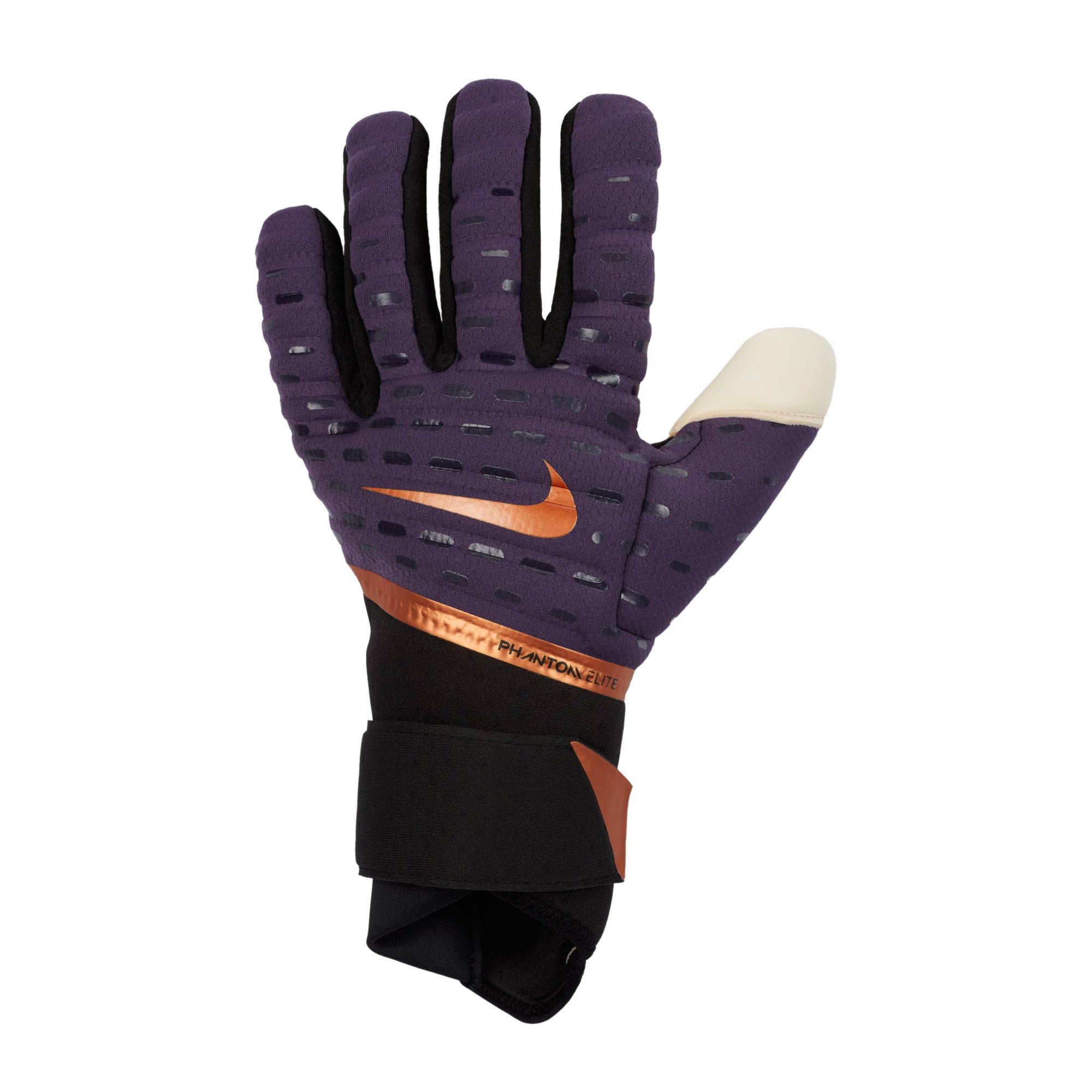 Nike, Nike Men's Phantom Elite Goalkeeper Gloves Dark Raisin/Black