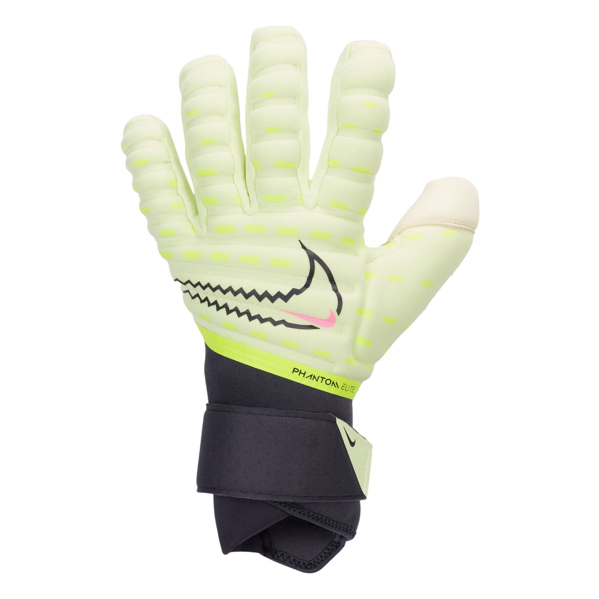 Nike, Nike Men's Phantom Elite Goalkeeper Gloves Hyper Volt/Gridiron