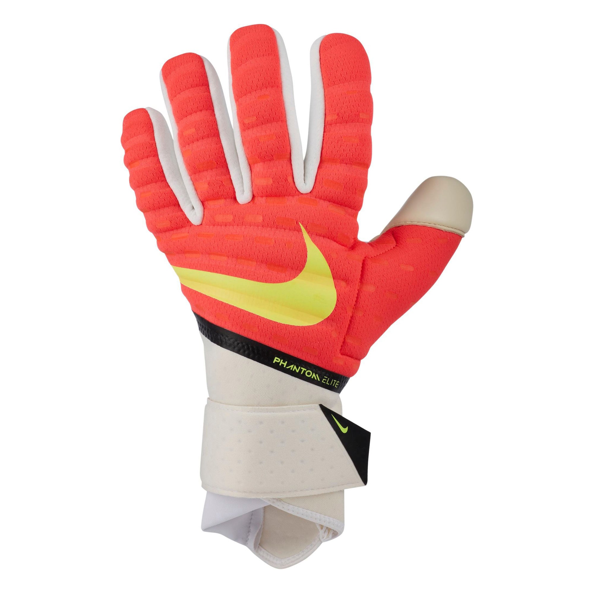 Nike, Nike Men's Phantom Elite Goalkeeper Gloves Red/White/Yellow