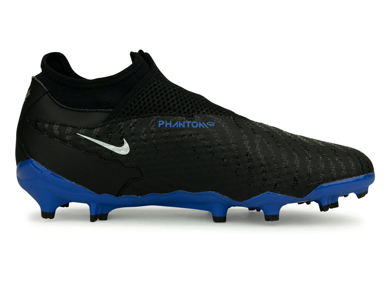 Nike, Nike Men's Phantom GX Academy DF FG/MG Black/Blue