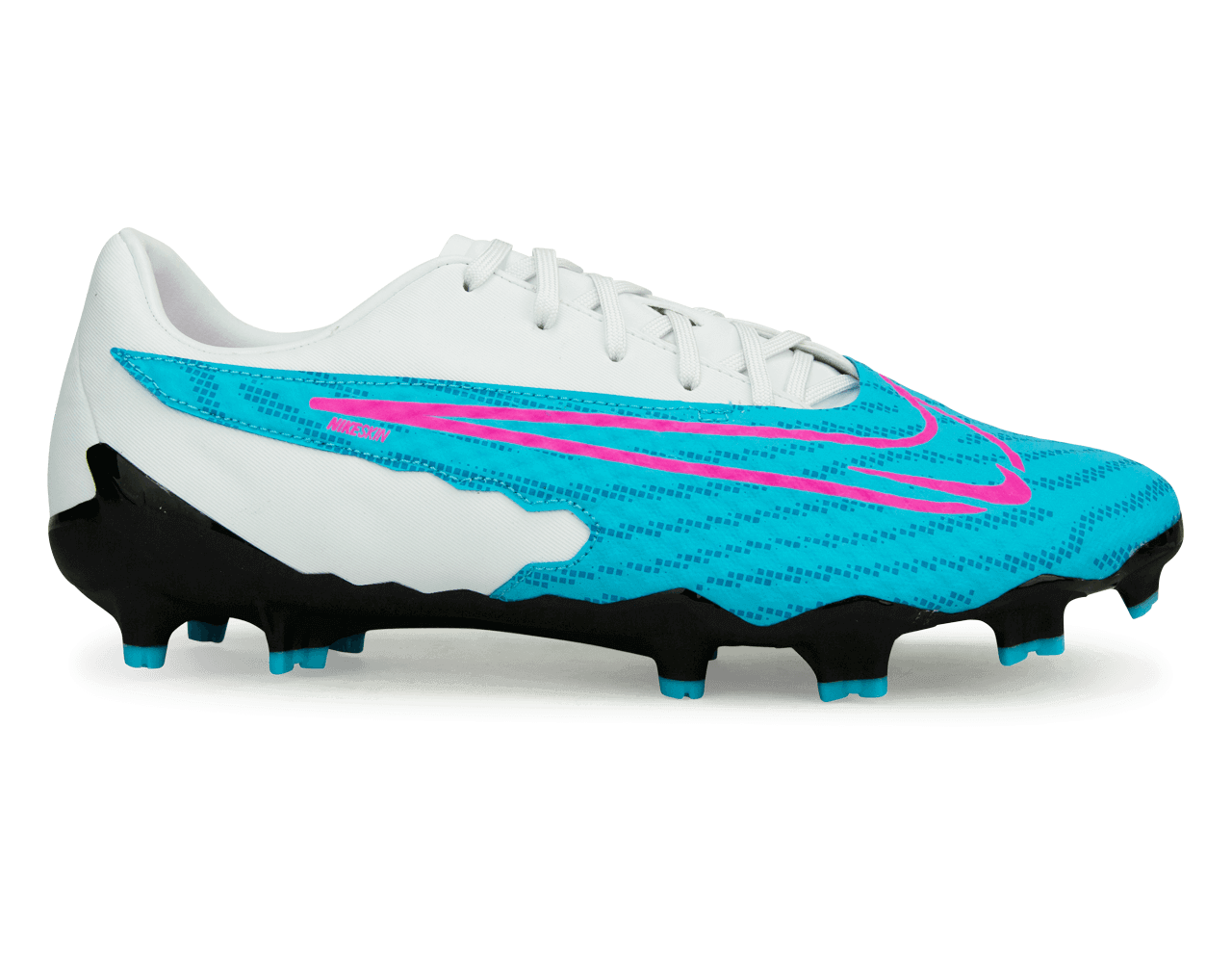 Nike, Nike Men's Phantom GX Academy FG/MG Baltic Blue/Pink Blast