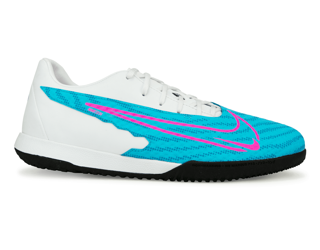 Nike, Nike Men's Phantom GX Academy IC Baltic Blue/Pink Blast