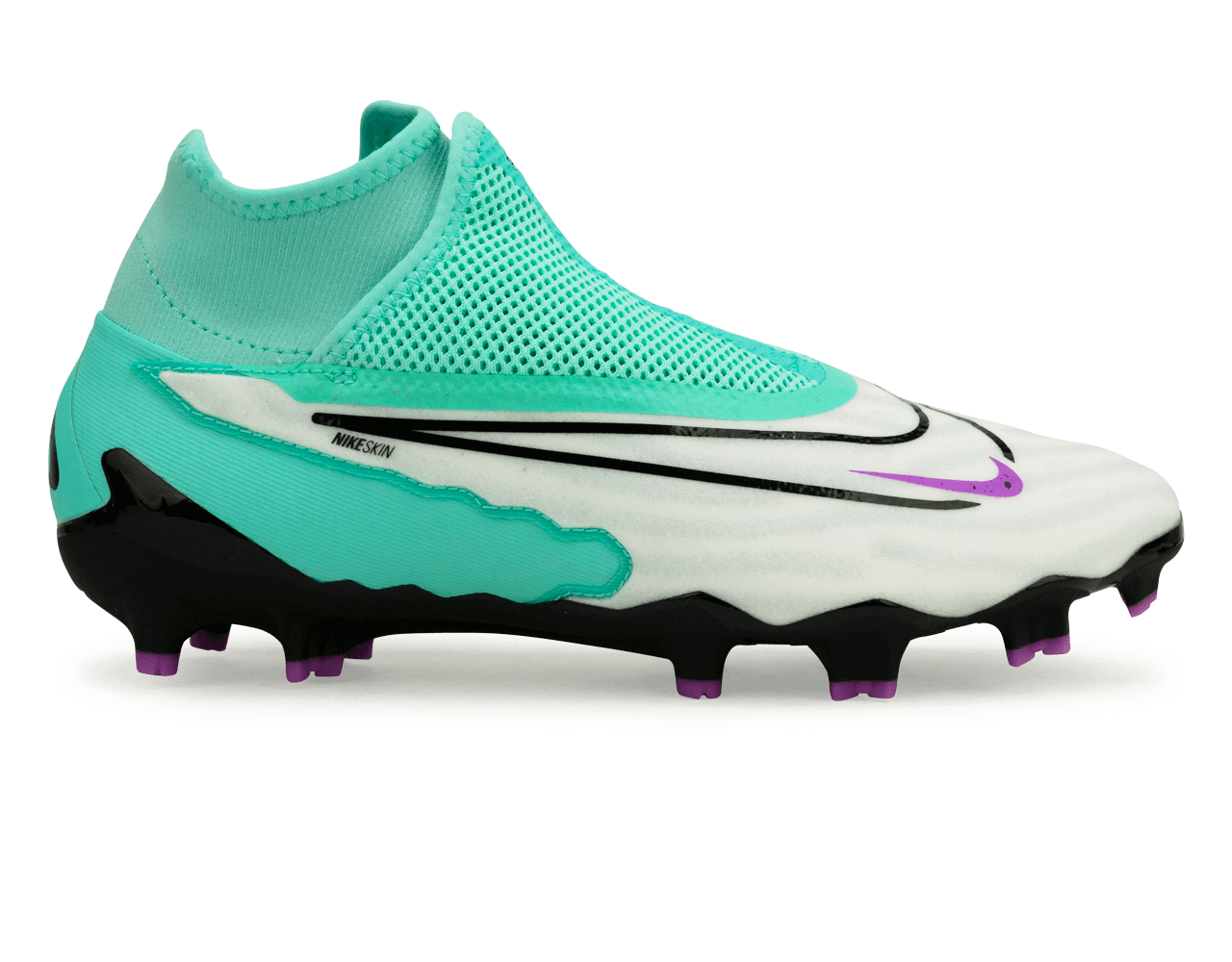 Nike, Nike Men's Phantom GX Pro DF FG Turquoise/Black/Purple