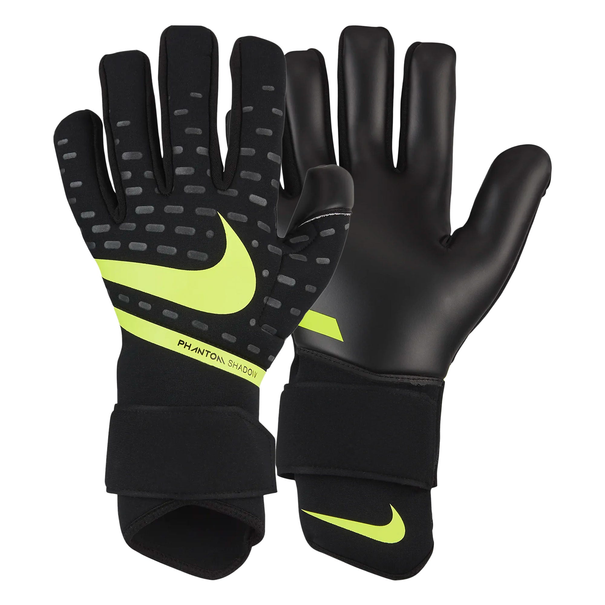 Nike, Nike Men's Phantom Shadow Goalkeeper Gloves Black/Volt