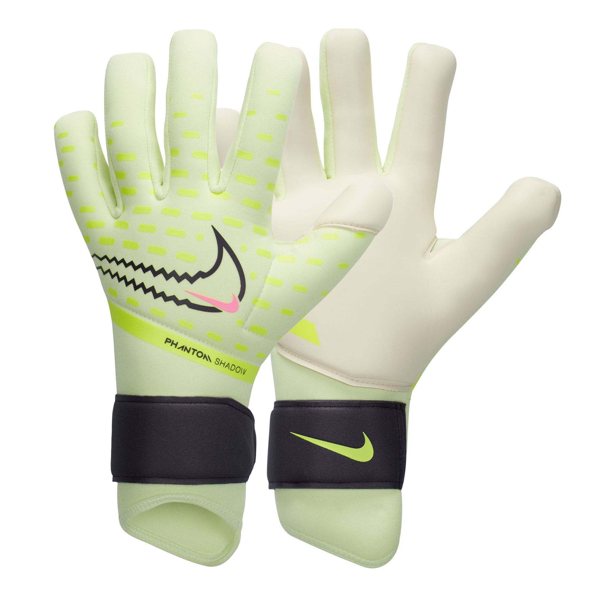 Nike, Nike Men's Phantom Shadow Goalkeeper Gloves White/Pink