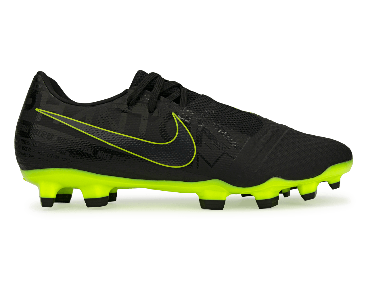 Nike, Nike Men's PhantomVNM Academy FG Black/Volt