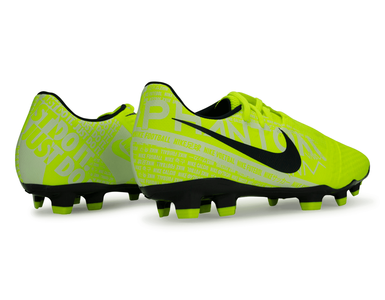 Nike, Nike Men's PhantomVNM Academy FG Volt/Obsidian