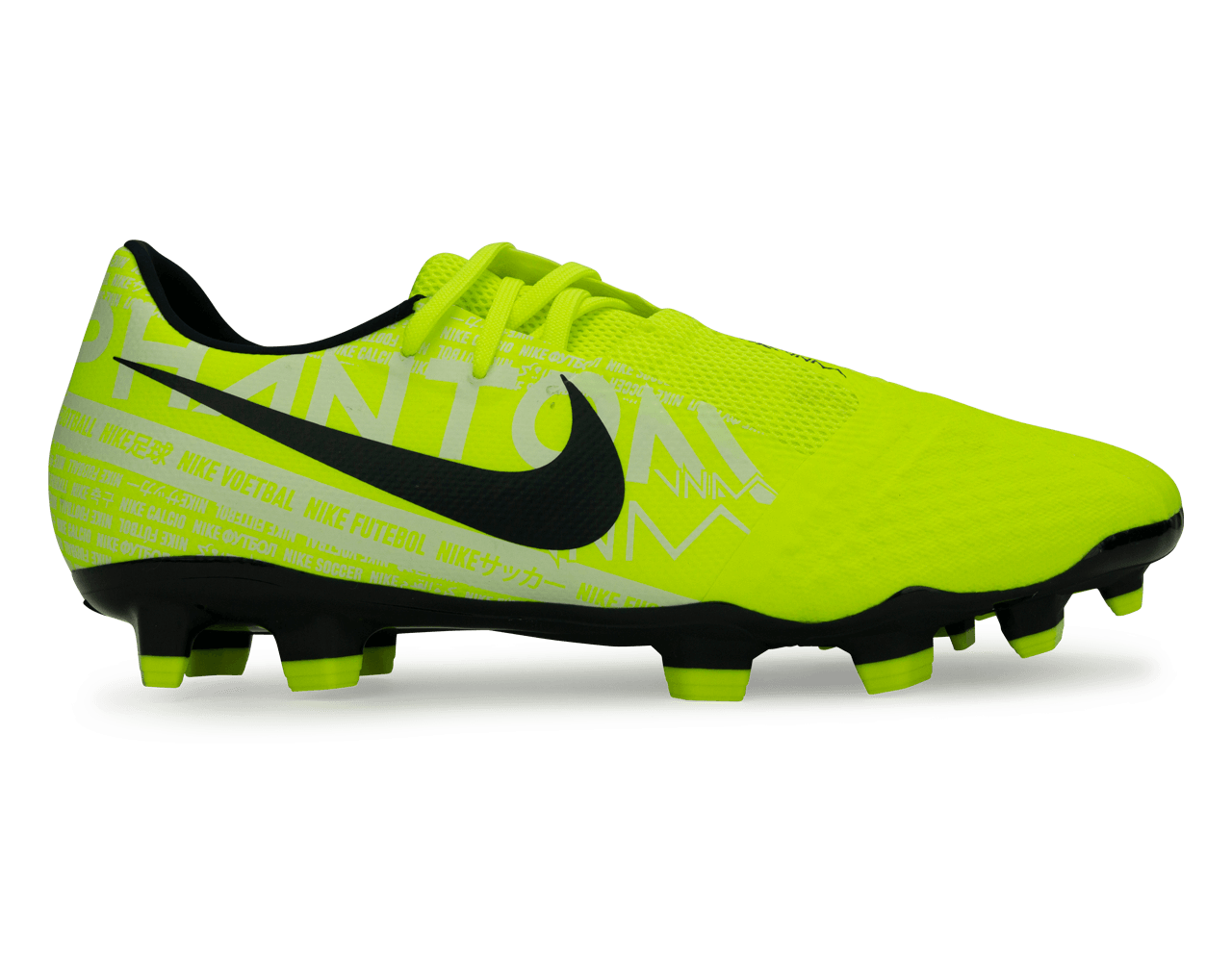 Nike, Nike Men's PhantomVNM Academy FG Volt/Obsidian