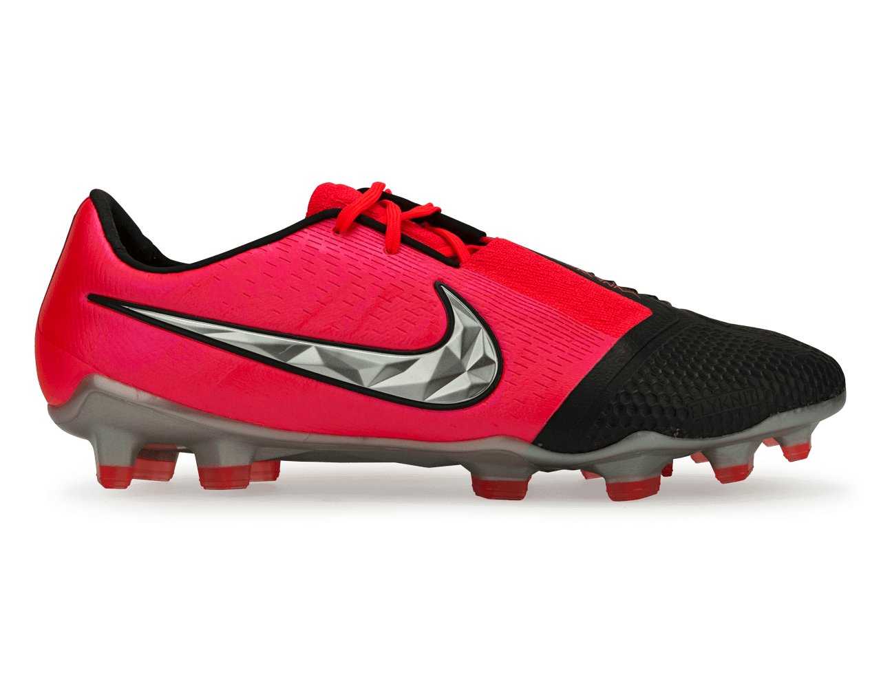 Nike, Nike Men's PhantomVNM Elite FG Laser Crimson/Metallic Silver/Black