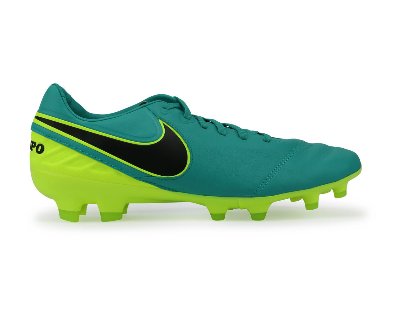 Nike, Nike Men's Tiempo Legacy II FG Clear Jade/Black/Volt