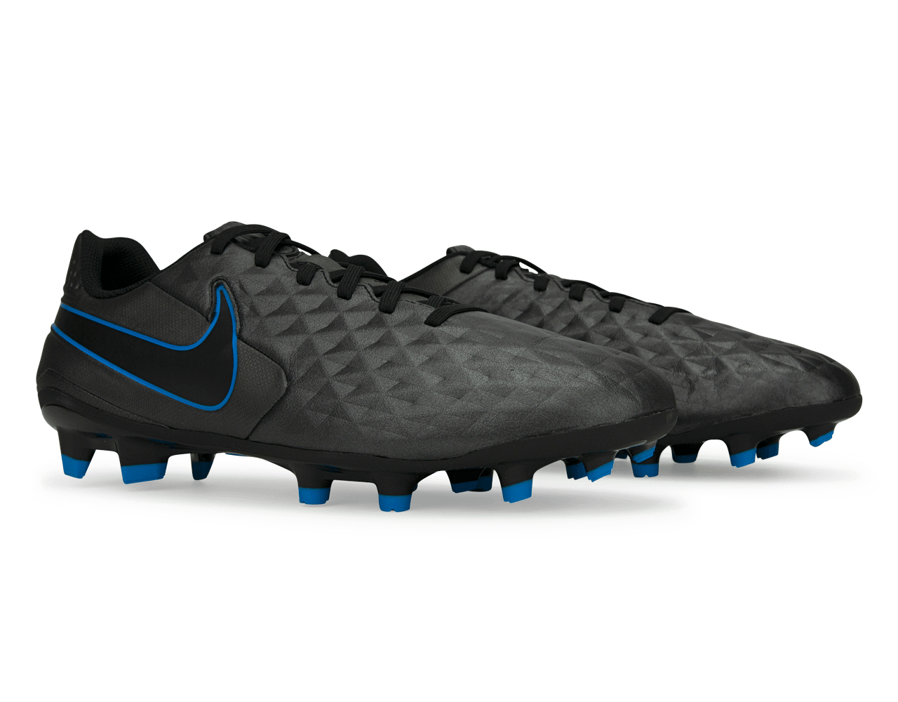 Nike, Nike Men's Tiempo Legend 8 Academy FG/MG Black/Blue/Hero