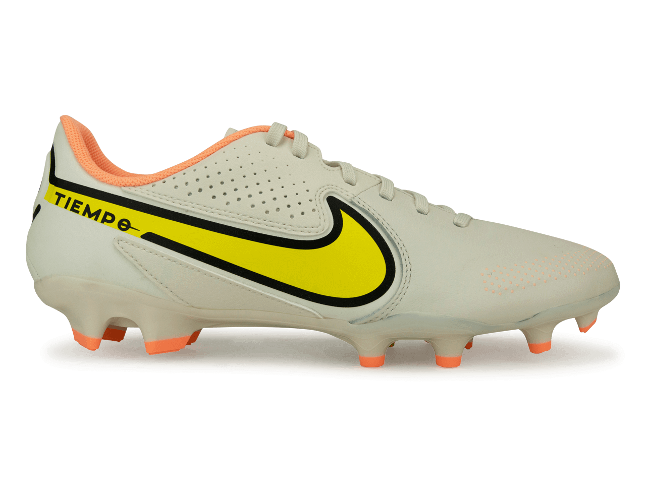 Nike, Nike Men's Tiempo Legend 9 Academy FG/MG Phantom/Sunset Glow