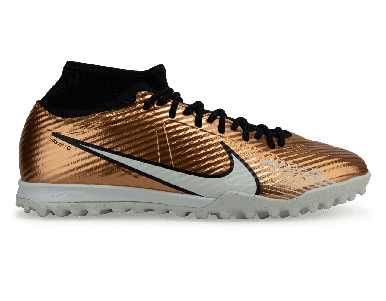 Nike, Nike Men's Zoom Mercurial Superfly 9 Academy TF Metallic Copper