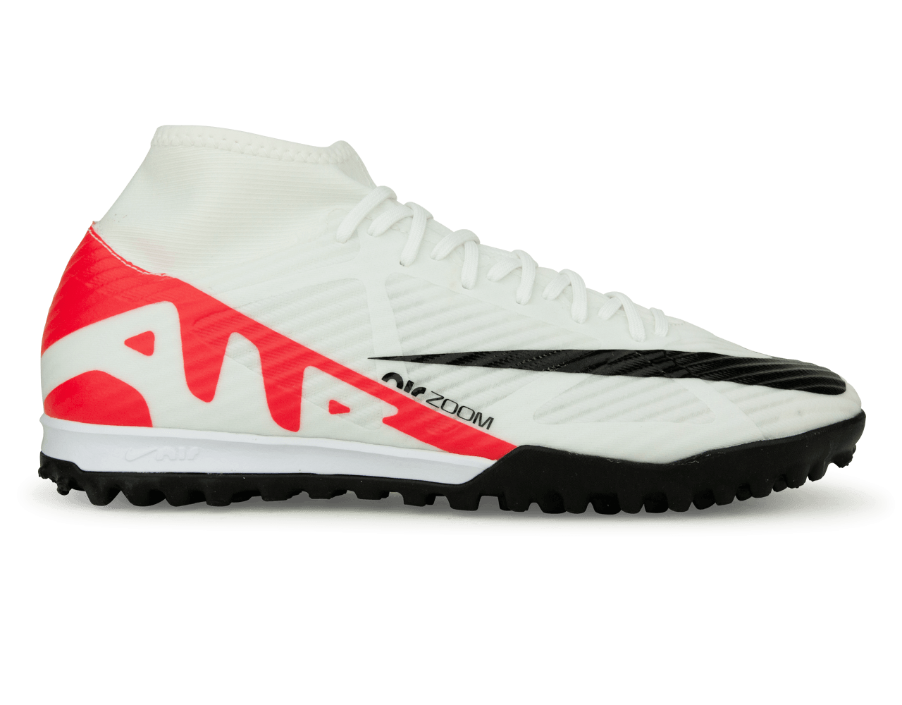 Nike, Nike Men's Zoom Mercurial Superfly 9 Academy TF White/Red