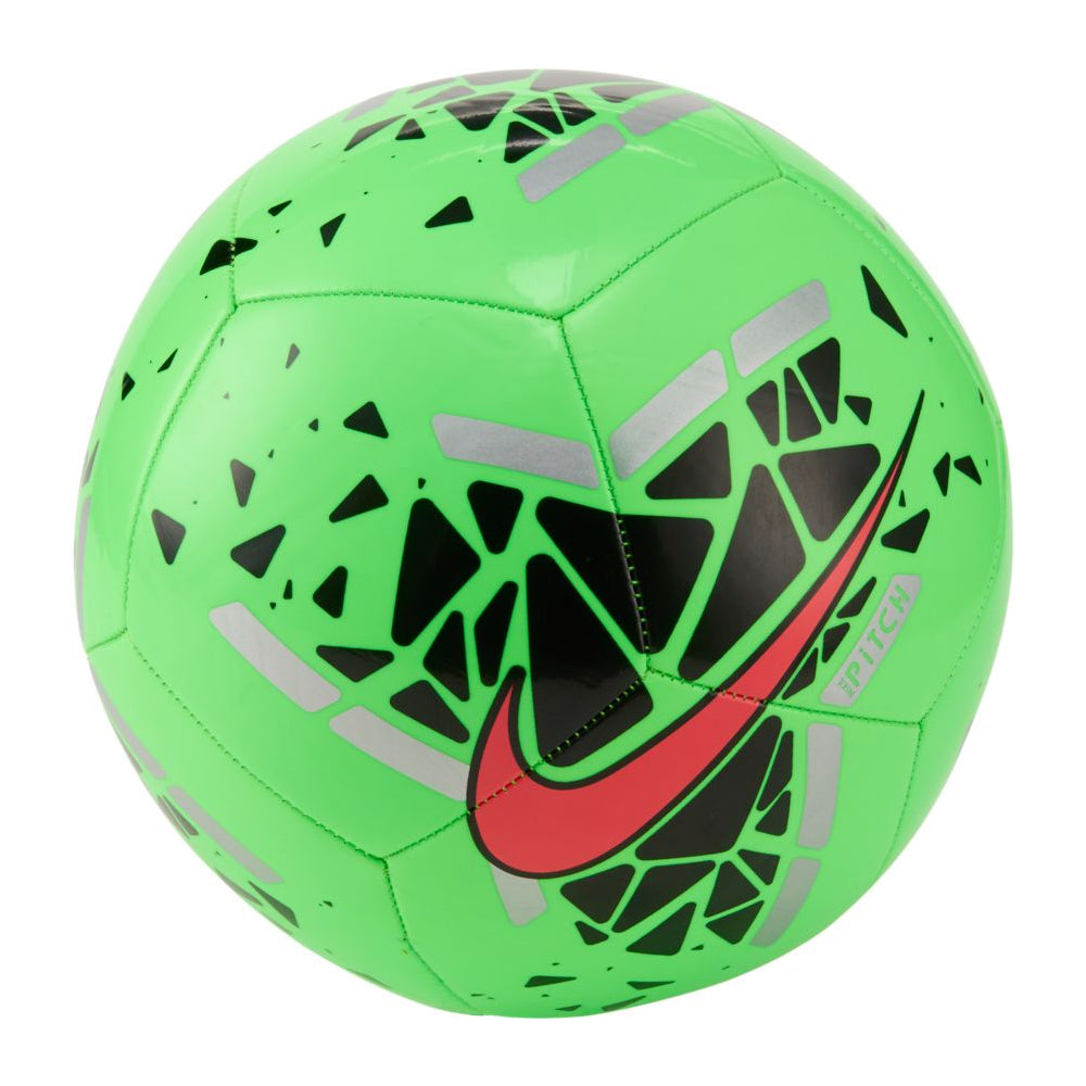 Nike, Nike Pitch Ball Green Strike/Black/Laser Crimson