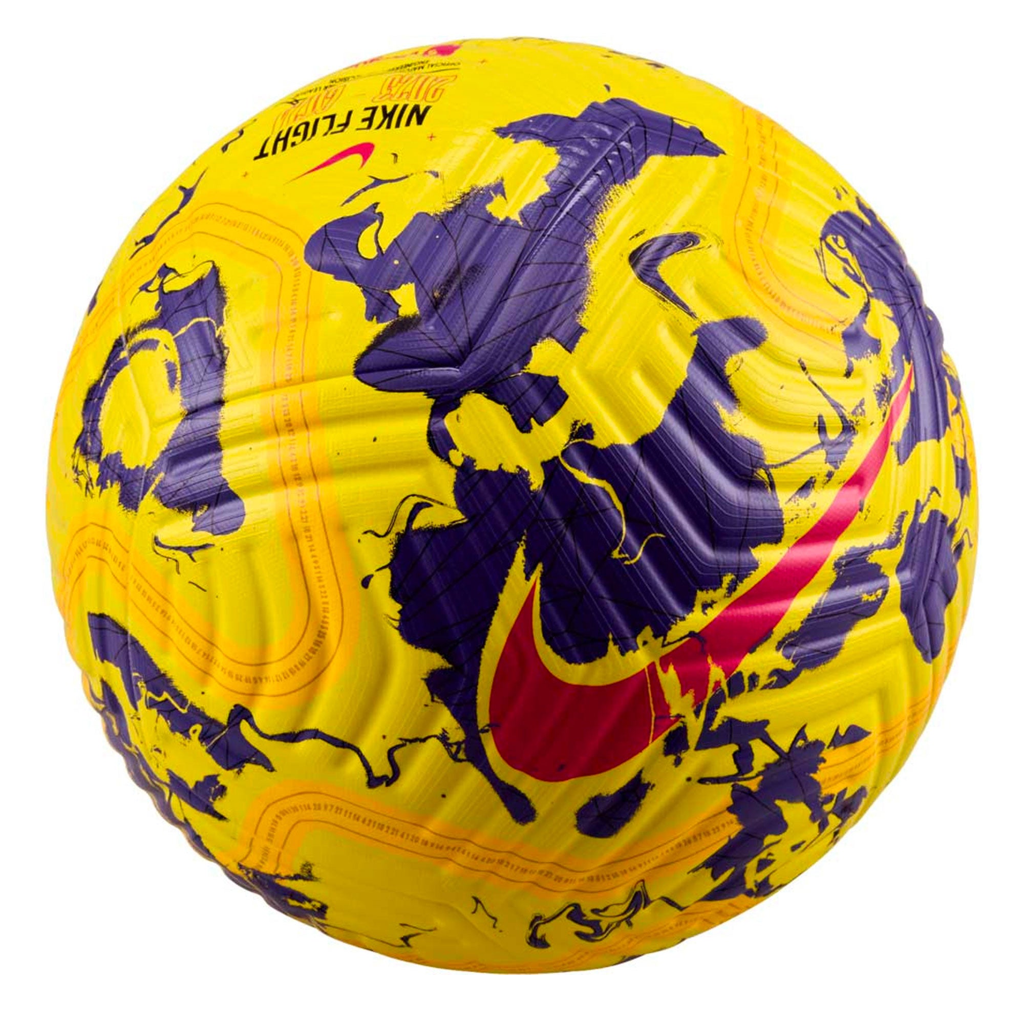 Nike, Nike Premier League Flight 2023/24 Match Ball Yellow/Purple