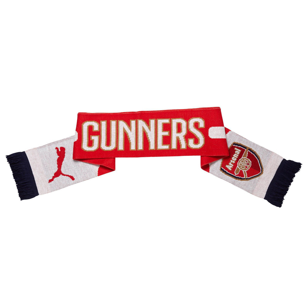 PUMA, PUMA Arsenal Fan Scarf Red/White Estate Blue