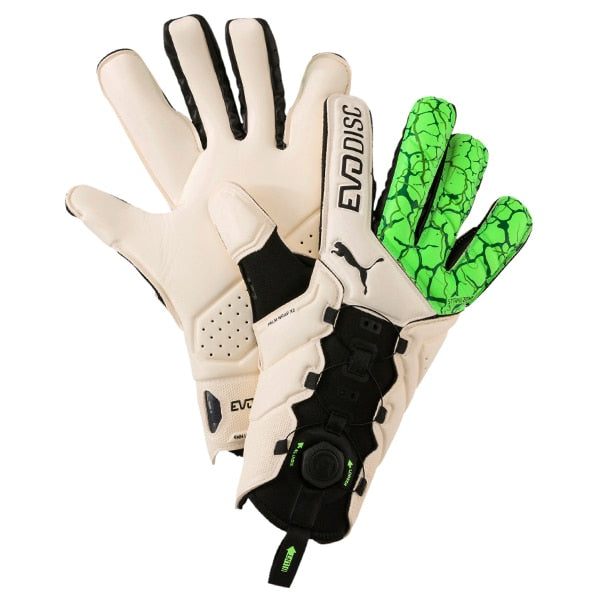 PUMA, PUMA Men's EvoDisc Goalkeeper Gloves Green Gecko/White