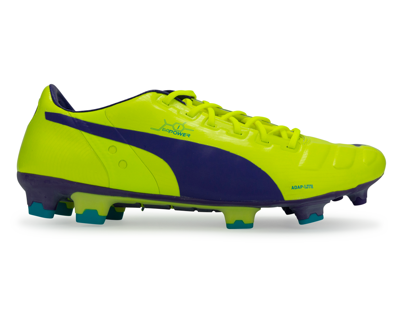 PUMA, PUMA Men's EvoPower 1 FG Yellow/Purple