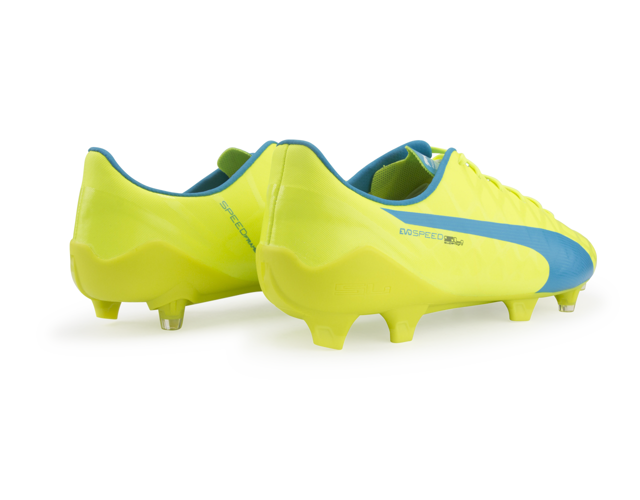 PUMA, PUMA Men's evoSPEED SL-S FG Safety Yellow/Atomic Blue/White