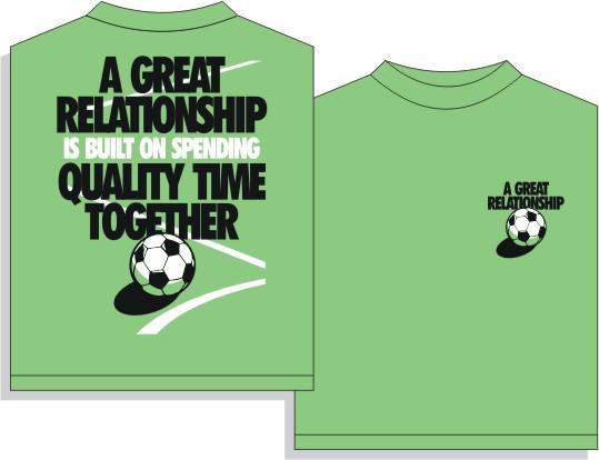 411, Relationship Soccer Short Sleeve T-Shirt