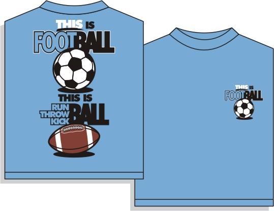 411, This Is Football Soccer Short Sleeve T-Shirt