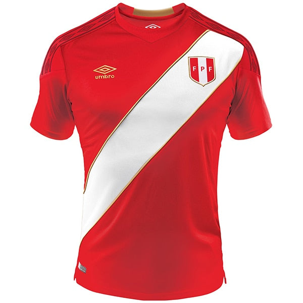 Umbro, Umbro Men's Peru 18/19 Away Jersey Red/White