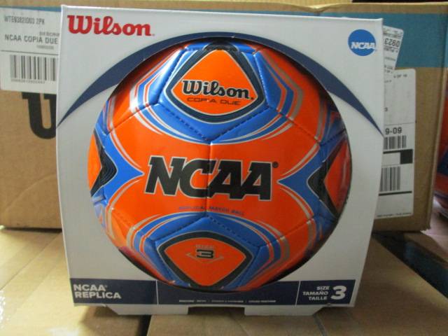 Wilson, Wilson NCAA Copia Due Soccer Ball Size 3 Neon Orange