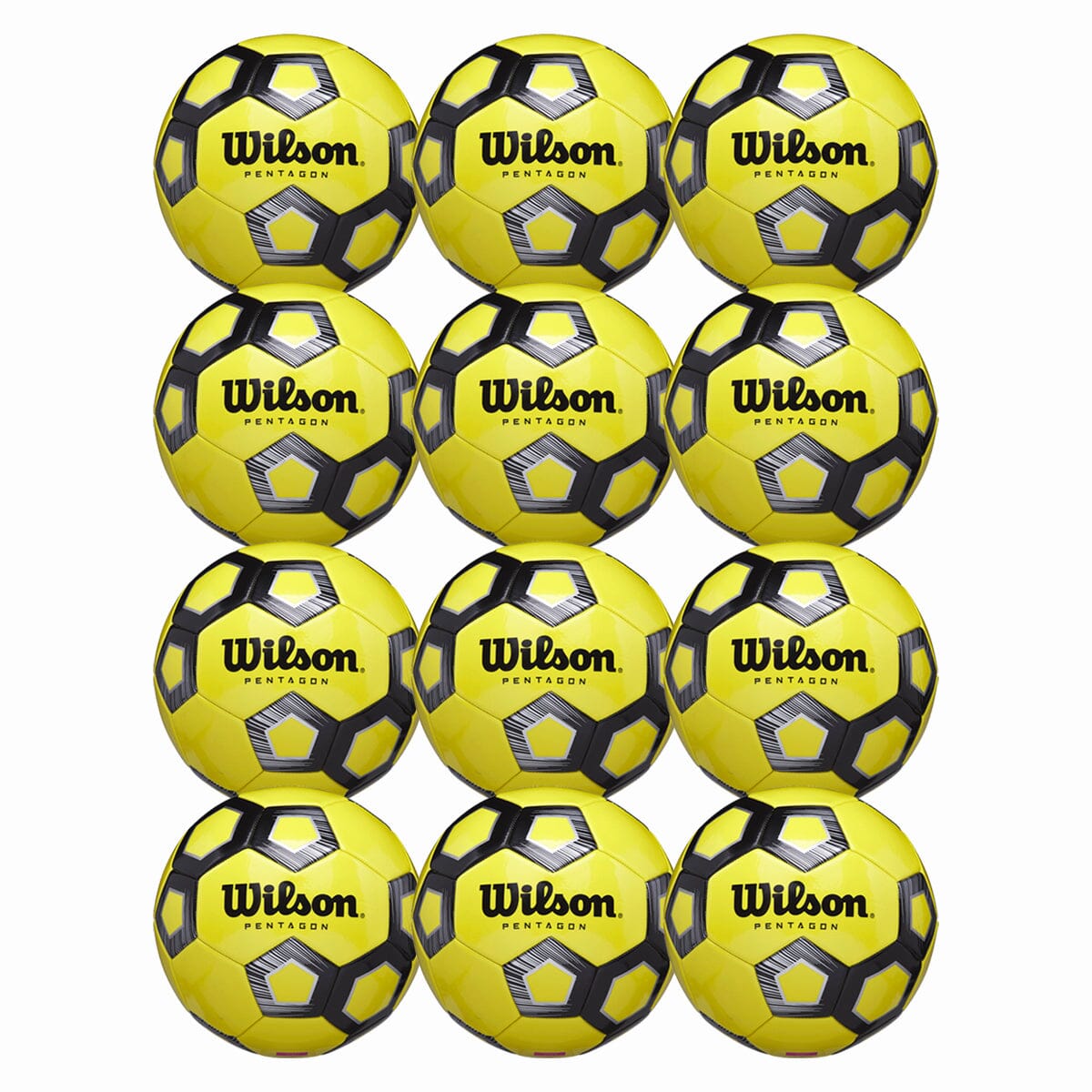 Wilson, Wilson Pentagon Soccer Ball - 12 Packs